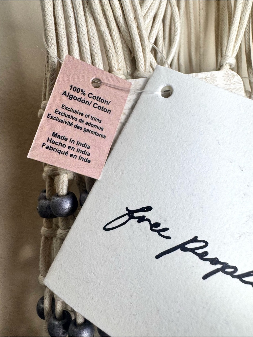 Free People Wishing Well Beaded Tote Bag - Picture 9 of 12